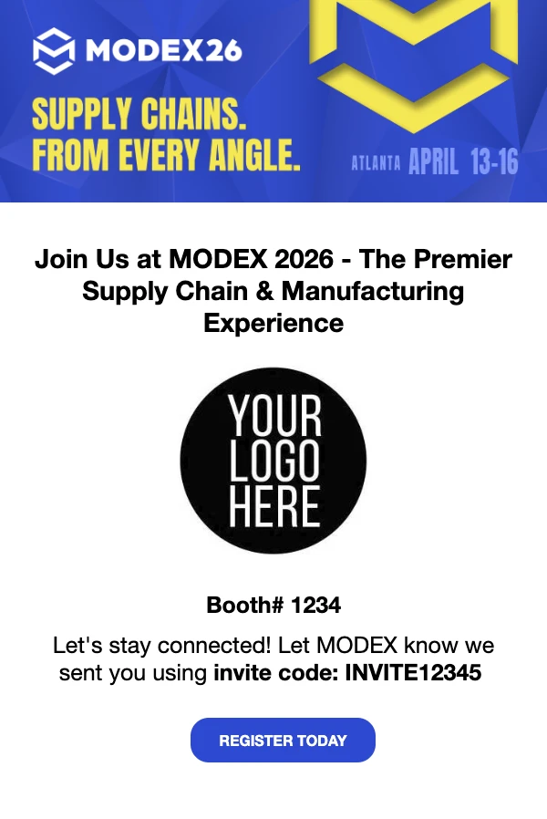 MODEX 2026 invite email