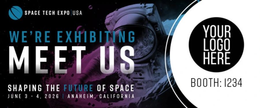 An exhibitor banner graphic in another size